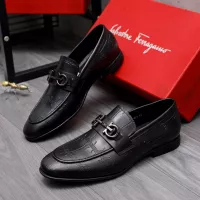 Cheap Salvatore Ferragamo Leather Shoes For Men #1293146 Replica Wholesale [$85.00 USD] [ITEM#1293146] on Replica Salvatore Ferragamo Leather Shoes