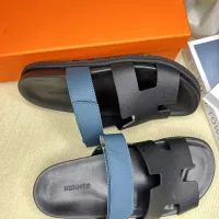 Cheap Hermes Slippers For Men #1293277 Replica Wholesale [$60.00 USD] [ITEM#1293277] on Replica Hermes Slippers