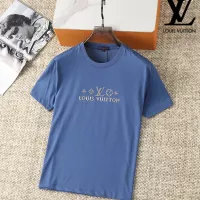 Cheap Louis Vuitton LV T-Shirts Short Sleeved For Men #1293424 Replica Wholesale [$38.00 USD] [ITEM#1293424] on Replica Louis Vuitton LV T-Shirts