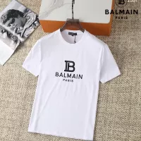 Cheap Balmain T-Shirts Short Sleeved For Men #1293452 Replica Wholesale [$38.00 USD] [ITEM#1293452] on Replica Balmain T-Shirts