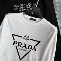 Cheap Prada T-Shirts Long Sleeved For Unisex #1293772 Replica Wholesale [$34.00 USD] [ITEM#1293772] on Replica Prada T-Shirts