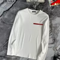 Cheap Prada T-Shirts Long Sleeved For Unisex #1293774 Replica Wholesale [$34.00 USD] [ITEM#1293774] on Replica Prada T-Shirts