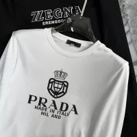 Cheap Prada T-Shirts Long Sleeved For Unisex #1293792 Replica Wholesale [$34.00 USD] [ITEM#1293792] on Replica Prada T-Shirts