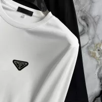 Cheap Prada T-Shirts Long Sleeved For Unisex #1293835 Replica Wholesale [$34.00 USD] [ITEM#1293835] on Replica Prada T-Shirts