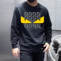 Cheap Fendi Hoodies Long Sleeved For Men #1293957 Replica Wholesale [$48.00 USD] [ITEM#1293957] on Replica Fendi Hoodies