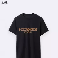 Cheap Hermes T-Shirts Short Sleeved For Men #1294072 Replica Wholesale [$25.00 USD] [ITEM#1294072] on Replica Hermes T-Shirts