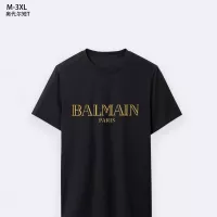 Cheap Balmain T-Shirts Short Sleeved For Men #1294079 Replica Wholesale [$25.00 USD] [ITEM#1294079] on Replica Balmain T-Shirts