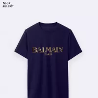 Cheap Balmain T-Shirts Short Sleeved For Men #1294080 Replica Wholesale [$25.00 USD] [ITEM#1294080] on Replica Balmain T-Shirts