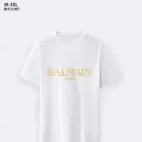 Cheap Balmain T-Shirts Short Sleeved For Men #1294081 Replica Wholesale [$25.00 USD] [ITEM#1294081] on Replica Balmain T-Shirts