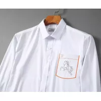 Cheap Hermes Shirts Long Sleeved For Men #1294313 Replica Wholesale [$42.00 USD] [ITEM#1294313] on Replica Hermes Shirts