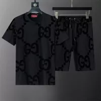 Cheap Gucci Tracksuits Short Sleeved For Men #1294471 Replica Wholesale [$42.00 USD] [ITEM#1294471] on Replica Gucci Tracksuits