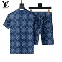 Cheap Louis Vuitton LV Tracksuits Short Sleeved For Men #1294518 Replica Wholesale [$48.00 USD] [ITEM#1294518] on Replica Louis Vuitton LV Tracksuits