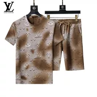 Cheap Louis Vuitton LV Tracksuits Short Sleeved For Men #1294526 Replica Wholesale [$48.00 USD] [ITEM#1294526] on Replica Louis Vuitton LV Tracksuits