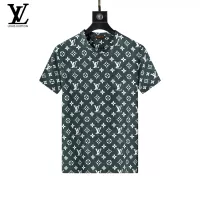 Cheap Louis Vuitton LV Tracksuits Short Sleeved For Men #1294530 Replica Wholesale [$48.00 USD] [ITEM#1294530] on Replica Louis Vuitton LV Tracksuits