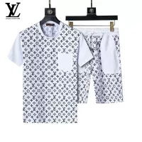 Cheap Louis Vuitton LV Tracksuits Short Sleeved For Men #1294531 Replica Wholesale [$48.00 USD] [ITEM#1294531] on Replica Louis Vuitton LV Tracksuits