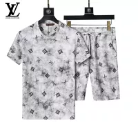 Cheap Louis Vuitton LV Tracksuits Short Sleeved For Men #1294534 Replica Wholesale [$48.00 USD] [ITEM#1294534] on Replica Louis Vuitton LV Tracksuits