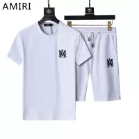 Cheap Amiri Tracksuits Short Sleeved For Men #1294542 Replica Wholesale [$48.00 USD] [ITEM#1294542] on Replica Amiri Tracksuits