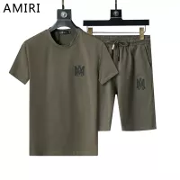 Cheap Amiri Tracksuits Short Sleeved For Men #1294543 Replica Wholesale [$48.00 USD] [ITEM#1294543] on Replica Amiri Tracksuits