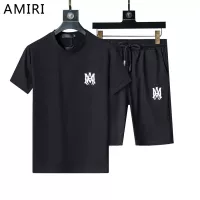 Cheap Amiri Tracksuits Short Sleeved For Men #1294544 Replica Wholesale [$48.00 USD] [ITEM#1294544] on Replica Amiri Tracksuits