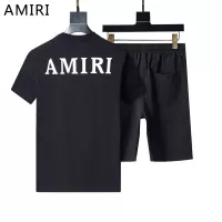 Cheap Amiri Tracksuits Short Sleeved For Men #1294544 Replica Wholesale [$48.00 USD] [ITEM#1294544] on Replica Amiri Tracksuits