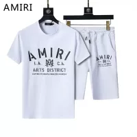 Cheap Amiri Tracksuits Short Sleeved For Men #1294545 Replica Wholesale [$48.00 USD] [ITEM#1294545] on Replica Amiri Tracksuits