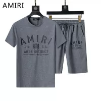 Cheap Amiri Tracksuits Short Sleeved For Men #1294546 Replica Wholesale [$48.00 USD] [ITEM#1294546] on Replica Amiri Tracksuits