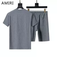 Cheap Amiri Tracksuits Short Sleeved For Men #1294546 Replica Wholesale [$48.00 USD] [ITEM#1294546] on Replica Amiri Tracksuits