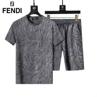 Cheap Fendi Tracksuits Short Sleeved For Men #1294617 Replica Wholesale [$48.00 USD] [ITEM#1294617] on Replica Fendi Tracksuits