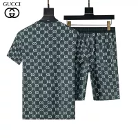 Cheap Gucci Tracksuits Short Sleeved For Men #1294629 Replica Wholesale [$48.00 USD] [ITEM#1294629] on Replica Gucci Tracksuits