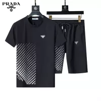 Cheap Prada Tracksuits Short Sleeved For Men #1294636 Replica Wholesale [$48.00 USD] [ITEM#1294636] on Replica Prada Tracksuits