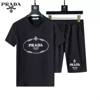 Cheap Prada Tracksuits Short Sleeved For Men #1294638 Replica Wholesale [$48.00 USD] [ITEM#1294638] on Replica Prada Tracksuits