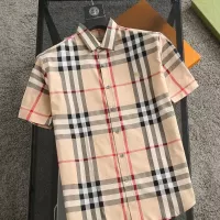 Cheap Burberry Shirts Short Sleeved For Men #1294704 Replica Wholesale [$38.00 USD] [ITEM#1294704] on Replica Burberry Shirts