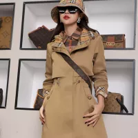 Cheap Burberry Trench Coat Long Sleeved For Women #1295269 Replica Wholesale [$160.00 USD] [ITEM#1295269] on Replica Burberry Trench Coat