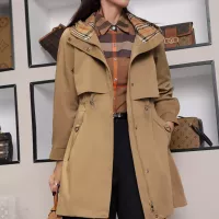 Cheap Burberry Trench Coat Long Sleeved For Women #1295269 Replica Wholesale [$160.00 USD] [ITEM#1295269] on Replica Burberry Trench Coat