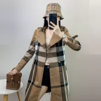 Cheap Burberry Trench Coat Long Sleeved For Women #1295274 Replica Wholesale [$160.00 USD] [ITEM#1295274] on Replica Burberry Trench Coat