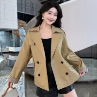 Cheap Burberry Trench Coat Long Sleeved For Women #1295279 Replica Wholesale [$140.00 USD] [ITEM#1295279] on Replica Burberry Trench Coat