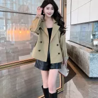 Cheap Burberry Trench Coat Long Sleeved For Women #1295279 Replica Wholesale [$140.00 USD] [ITEM#1295279] on Replica Burberry Trench Coat