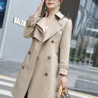 Cheap Burberry Trench Coat Long Sleeved For Women #1295285 Replica Wholesale [$160.00 USD] [ITEM#1295285] on Replica Burberry Trench Coat