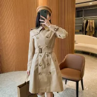 Cheap Burberry Trench Coat Long Sleeved For Women #1295286 Replica Wholesale [$170.00 USD] [ITEM#1295286] on Replica Burberry Trench Coat