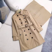 Cheap Burberry Trench Coat Long Sleeved For Women #1295307 Replica Wholesale [$185.00 USD] [ITEM#1295307] on Replica Burberry Trench Coat