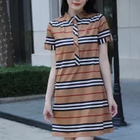 Cheap Burberry Dresses Short Sleeved For Women #1295321 Replica Wholesale [$96.00 USD] [ITEM#1295321] on Replica Burberry Dresses