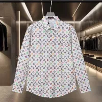 Cheap Louis Vuitton LV Shirts Long Sleeved For Men #1295341 Replica Wholesale [$72.00 USD] [ITEM#1295341] on Replica Louis Vuitton LV Shirts