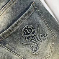 Cheap Philipp Plein PP Jeans For Men #1295412 Replica Wholesale [$76.00 USD] [ITEM#1295412] on Replica Philipp Plein PP Jeans