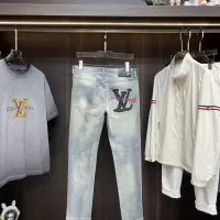 Cheap Louis Vuitton LV Jeans For Men #1295419 Replica Wholesale [$76.00 USD] [ITEM#1295419] on Replica Louis Vuitton LV Jeans