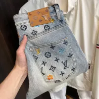 Cheap Louis Vuitton LV Jeans For Men #1295434 Replica Wholesale [$76.00 USD] [ITEM#1295434] on Replica Louis Vuitton LV Jeans