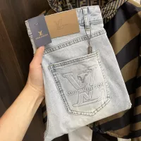 Cheap Louis Vuitton LV Jeans For Men #1295464 Replica Wholesale [$88.00 USD] [ITEM#1295464] on Replica Louis Vuitton LV Jeans