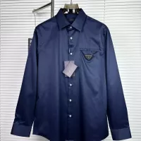 Cheap Prada Shirts Long Sleeved For Men #1295477 Replica Wholesale [$88.00 USD] [ITEM#1295477] on Replica Prada Shirts