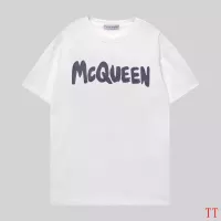 Cheap Alexander McQueen T-shirts Short Sleeved For Unisex #1295790 Replica Wholesale [$29.00 USD] [ITEM#1295790] on Replica Alexander McQueen T-shirts