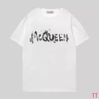 Cheap Alexander McQueen T-shirts Short Sleeved For Unisex #1295801 Replica Wholesale [$32.00 USD] [ITEM#1295801] on Replica Alexander McQueen T-shirts