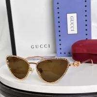 Cheap Gucci AAA Quality Sunglasses #1295851 Replica Wholesale [$64.00 USD] [ITEM#1295851] on Replica Gucci AAA Quality Sunglasses